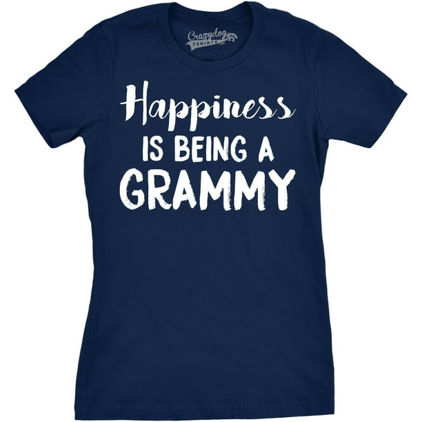 Womens Happiness Is Being A Grammy Grandma T-Shirt Womens Happiness Is Being A Grammy Grandma T-Shirt