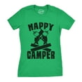 thumbnail image 1 of Womens Happy Camper Shirt Funny Camping Hiking Cool Vintage Graphic Tees Retro Womens Graphic Tees, 1 of 6