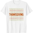 thumbnail image 1 of Womens Happy Thanksgiving T-Shirt White Small, 1 of 5