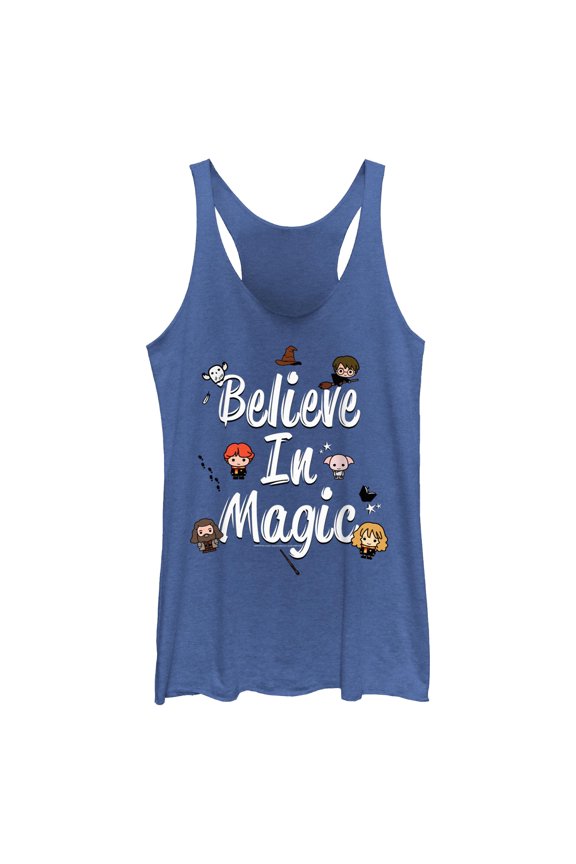 Womens Harry Potter Believe In Magic Racerback Tank