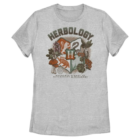Womens Harry Potter Hogwarts Herbology Emblem T Shirt