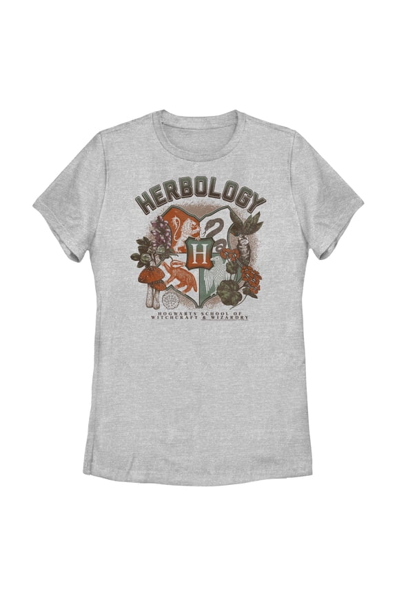 Womens Harry Potter Hogwarts Herbology Emblem T Shirt