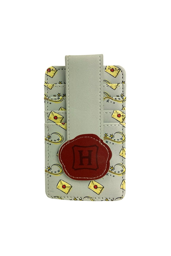 Womens Harry Potter Hogwarts Seal Card Holder Wallet Button Snap Closure