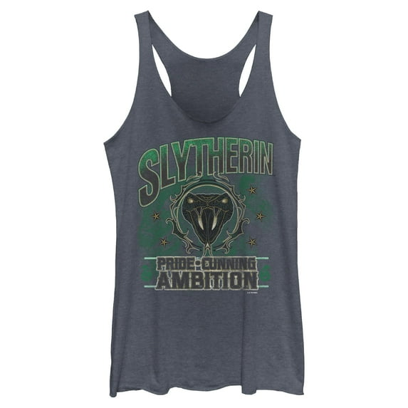 Womens Harry Potter Slytherin Pride and Ambition Racerback Tank