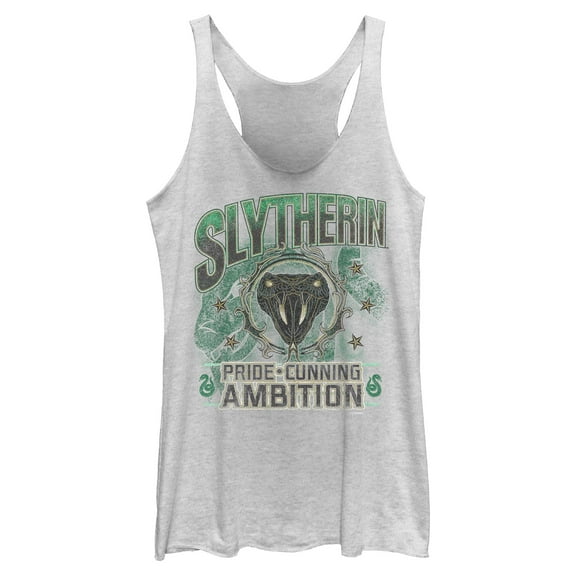 Womens Harry Potter Slytherin Pride and Ambition Racerback Tank