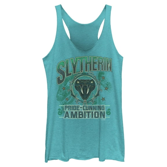 Womens Harry Potter Slytherin Pride and Ambition Racerback Tank