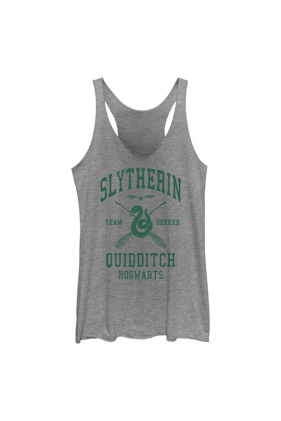 Womens Harry Potter Slytherin Quidditch Team Seeker Racerback Tank