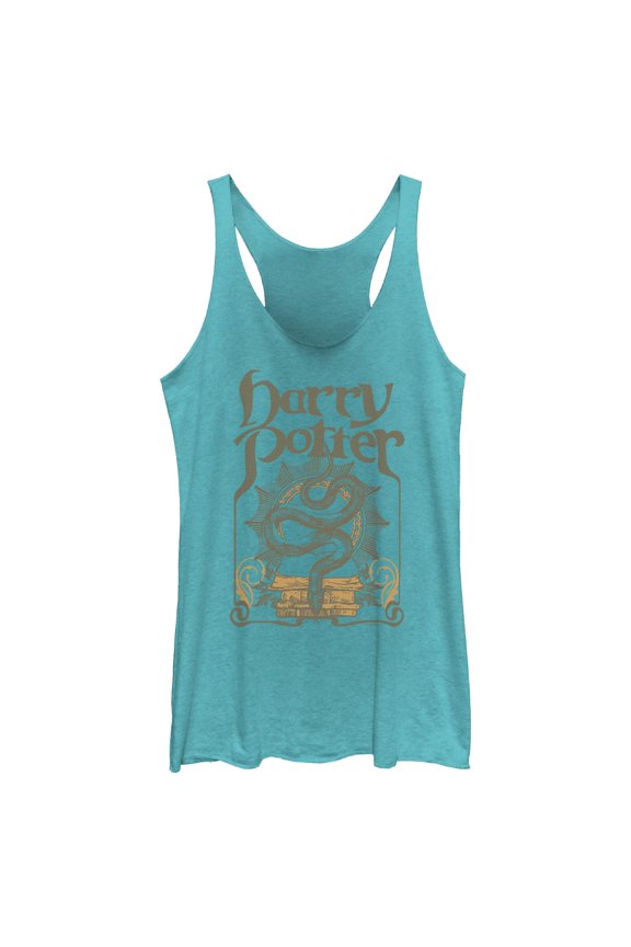 Womens Harry Potter Snake Symbol Racerback Tank