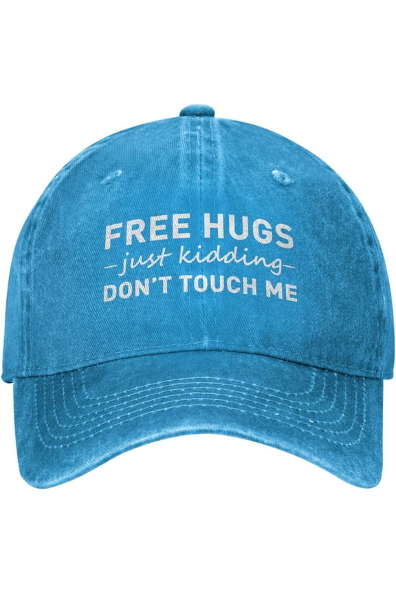 Womens Hat Free Hugs Just Kidding Dont Touch Me Summer Cap