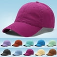 thumbnail image 1 of Womens Hat Unisex Quality Baseball Cap Stylish Comfort All Seasons Sport Purple One Size, 1 of 4