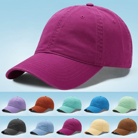 Womens Hat Unisex Quality Baseball Cap Stylish Comfort All Seasons Sport Purple One Size