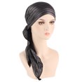 thumbnail image 1 of Womens Hats Casual Solid Head Caps Headwear Turban Caps Slouchy Headwear, 1 of 3