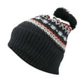 thumbnail image 1 of Womens Hats Cozy Lined Warm Knit Cap Stretchy Casual Outdoor Soft Comfortable Trendy Beanie Hat, 1 of 3