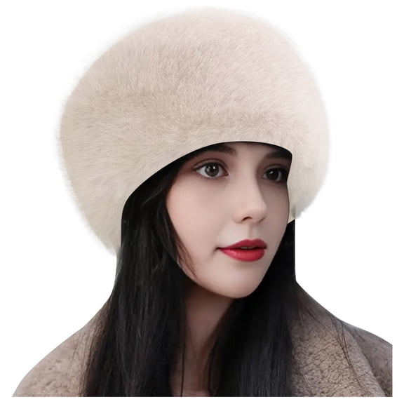 Womens Hats Elastic Lightweight Warm Ski Fuzzy Cap Stretchy Casual Breathable Comfortable Trendy Beanie Hat