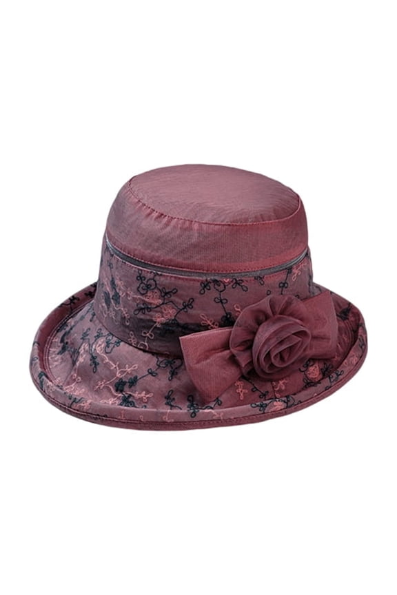 Womens Hats, QURATI Summer Travel Sun Hat Middle-Aged and Elderly Cool Basin Hat Beach Fisherman Bucket Hats for Women Purple