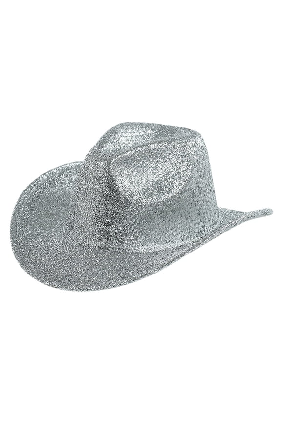 Womens Hats Silver Cowgirl Hats Women Sequin Sparkle Cowgirl Hat Cute Cowgirl Hat Disco Hat