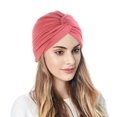 thumbnail image 1 of Womens Hats Turbans Knot Pre Tied Bonnet Caps Headwraps Caps For Women, 1 of 4