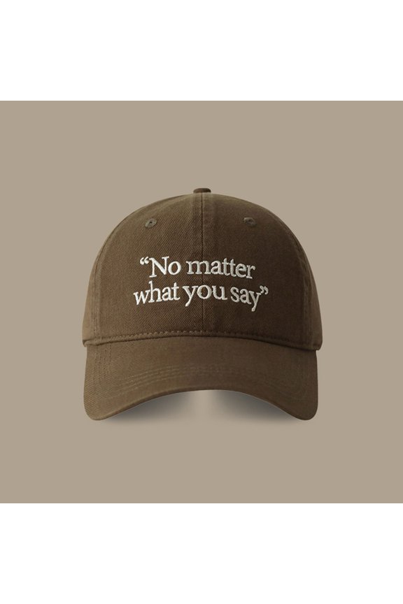 Womens Hats Unisex Baseball Big Head Round Four Seasons Embroidered Face Small Wide Curved Sun Protection Summer Adjustable Mens Caps