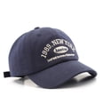 thumbnail image 1 of Womens Hats Unisex Baseball Sun Protection Adjustable Running Workouts Outdoor Activities In Mens Caps Navy One Size, 1 of 4