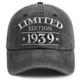 thumbnail image 1 of Womens Hats Unisex Baseball Vintage Embroidered Adjustable Classic Structured Outdoor Distressed Baseball Caps J One Size, 1 of 4
