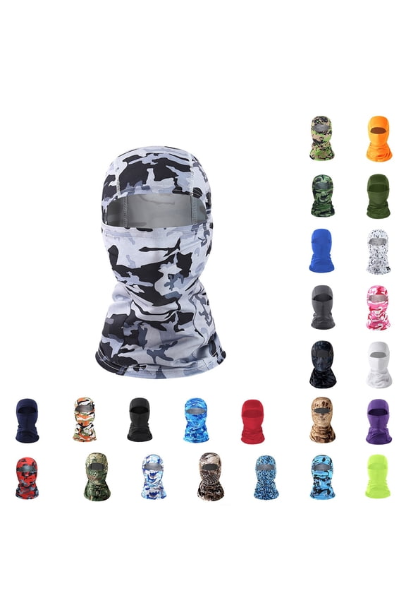 Womens Hats Unisex Breathable Ice Silk Flying Tiger Balaclava Cycling Mask Coffee One Size