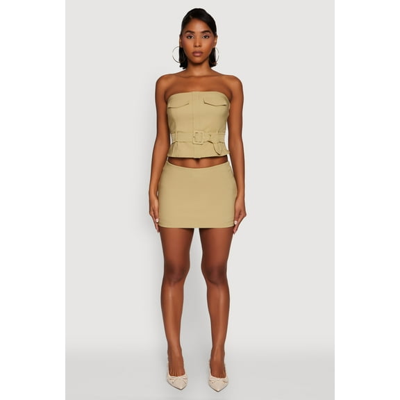 Womens Haute Monde Lined Pencil Skirt