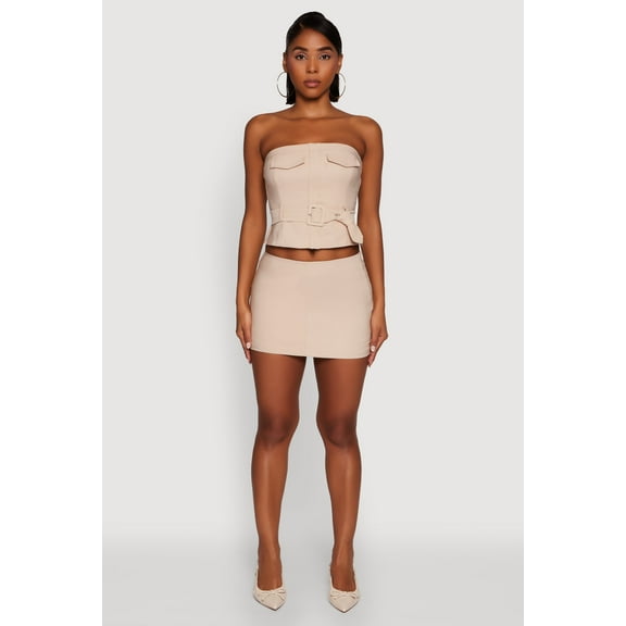 Womens Haute Monde Lined Pencil Skirt