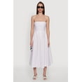 thumbnail image 1 of Womens Haute Monde Strapless Pleated Midi Dress with Zip Back, 1 of 4