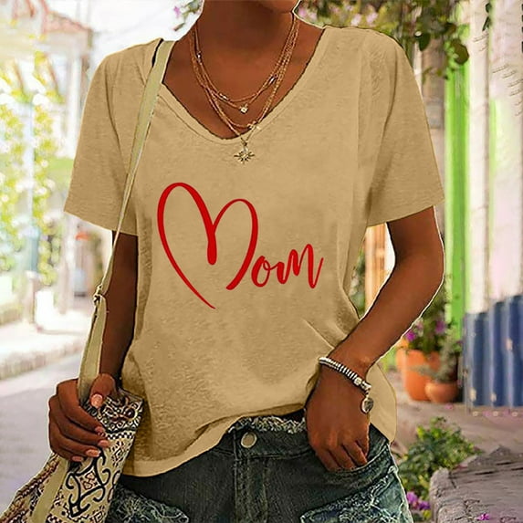 Womens Hawaiian T-Shirts,Womens Cute Tropical Print Graphic Tee Shirts Vneck Short Sleeve Casual Summer Beach Vacation Shirts Tops