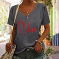 thumbnail image 1 of Womens Hawaiian T-Shirts,Womens Cute Tropical Print Graphic Tee Shirts Vneck Short Sleeve Casual Summer Beach Vacation Shirts Tops, 1 of 5
