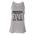 thumbnail image 1 of Womens Hawkins Middle School AV Club Flowy Racerback Tank Top T-Shirt, 1 of 1