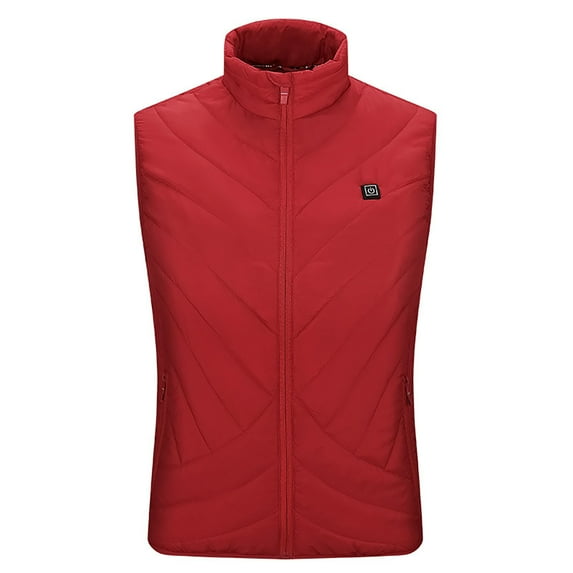 Womens Heated Jacket Puffer Coat Men's Intelligent Heating Vest Charging Heating Vest Heating Vest Winter Warm Keeping Vest Round Neck Vest