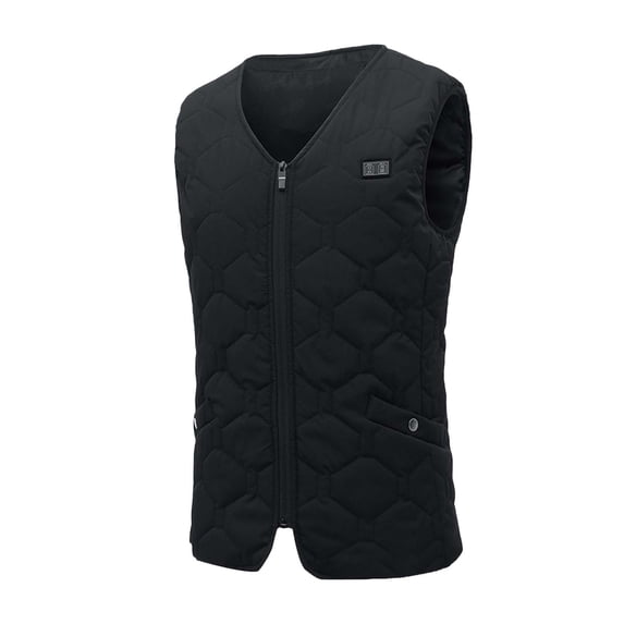 Womens Heated Jacket Puffer Coat Outdoor Warm Clothing Heated For Riding Skiing Fishing Charging Via Heated Coat With Pocket
