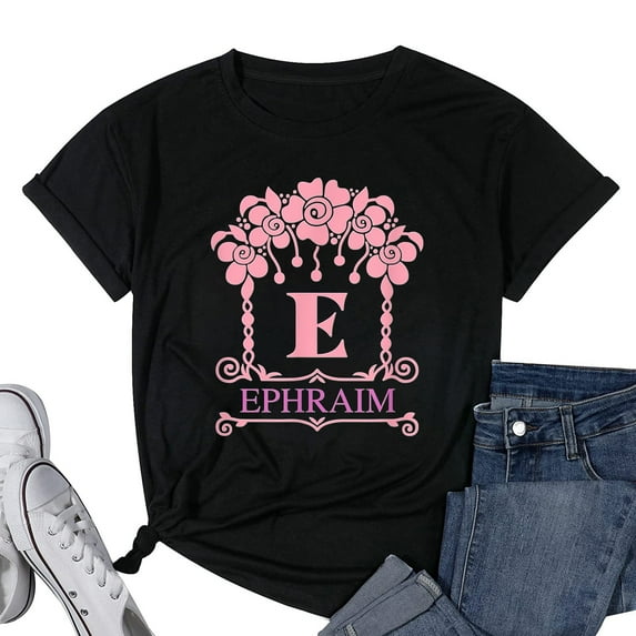 Womens Hebrew Israelite, Tribe Of Ephraim T-Shirt Black Small