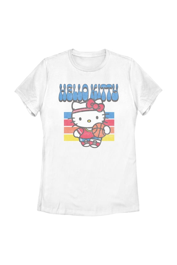 Womens Hello Kitty Retro and Sports Hello Kitty T Shirt