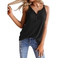thumbnail image 1 of Womens Henley Tank Tops Summer Camisole Sleeveless Tunic Tops Casual Button Down Blouse Tshirts, 1 of 4