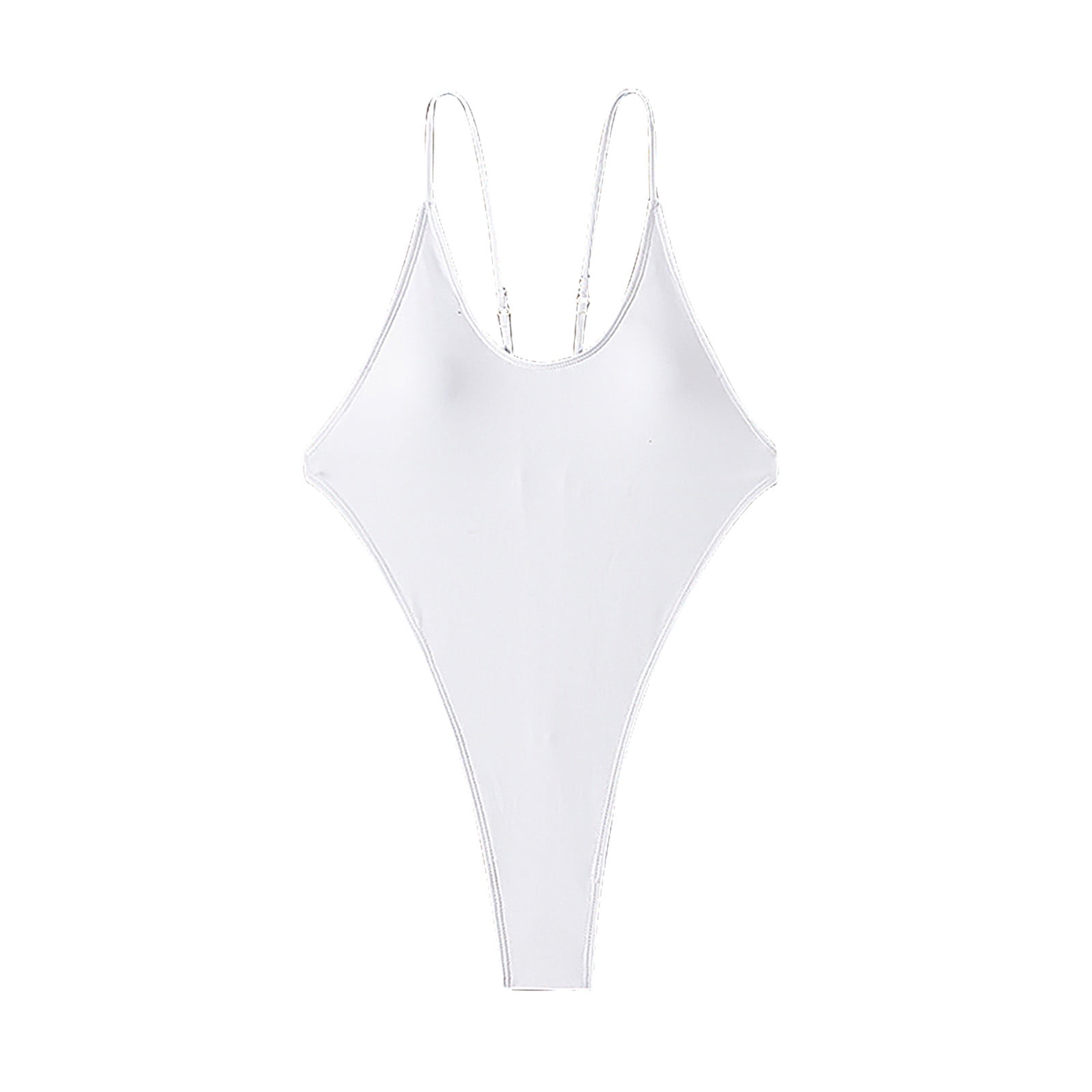 Womens High Cut Swimsuits Sexy Open Back Bikinis One Piece Swimwear ...