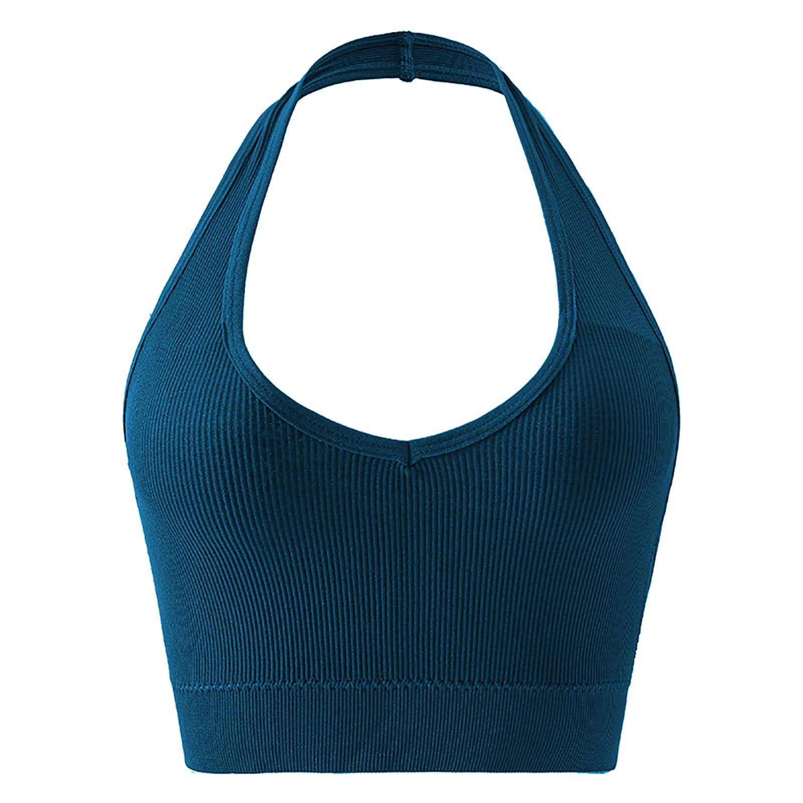 Dagi Navy Fashion Knitted Slim Fit Interlock Cupless Thin