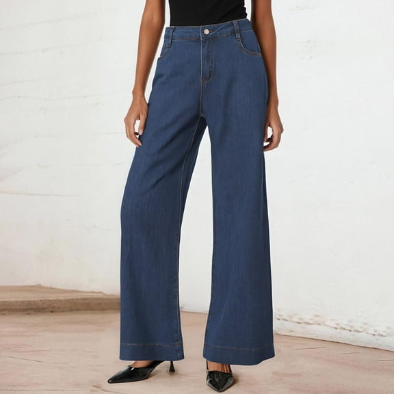 Womens High Rise Trouser JeansJeans Pants for plus Size Women Ladies Denim Pants for Women Size 20 Dorm Pant Jean Pants for Women Lift Straight Jean Women Denim Pants Temp Life Leggings on Pant Women