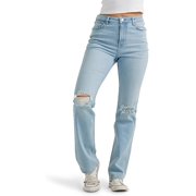 Womens High Rise True Straight Fit Jean