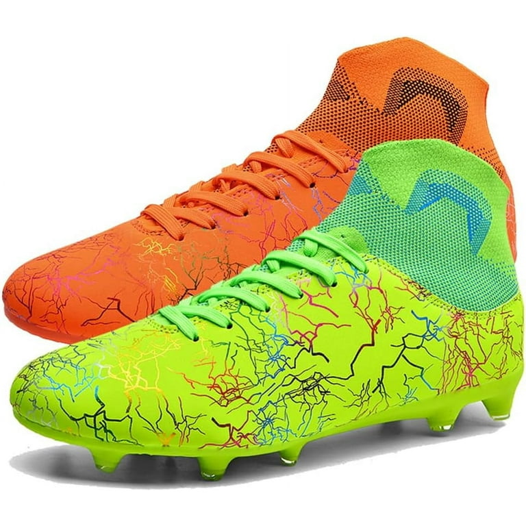 Womens High Top Lightweight Soccer Cleats Mens Comfy Football