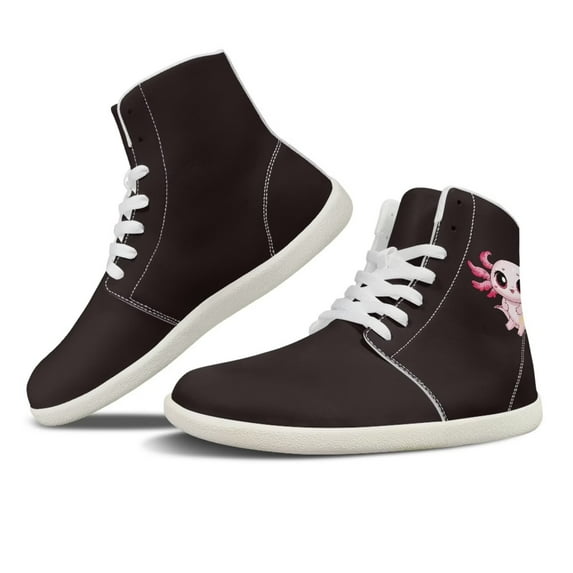 Womens High Top Sneakers Breathable and Comfortable Shoes Lace up Black Sneakers Casual Shoes for Women