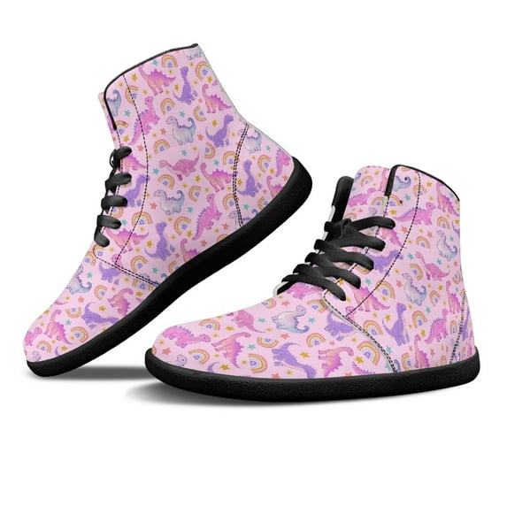 Womens High Top Sneakers PU Leather Running Shoes Non Slip Walking Athletic Tennis Shoes for Women Ankle Boots