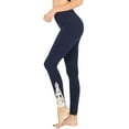 thumbnail image 1 of Womens High Waist Cotton Ankle Length Lace Leggings, 1 of 5