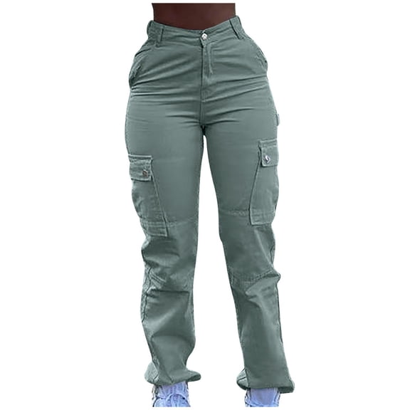 Womens High Waist Denim Jeans Wide Legs Distressed Bootcut Trendy Cargo Skinny Stretch Pants Bell Bottom Flare Jeans