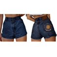 thumbnail image 1 of Womens High Waist Embroidered Denim Shorts & Sun XL, 1 of 6