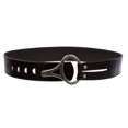 thumbnail image 1 of Womens High Waist Genuine Leather Belt With Hook Closure, 1 of 6