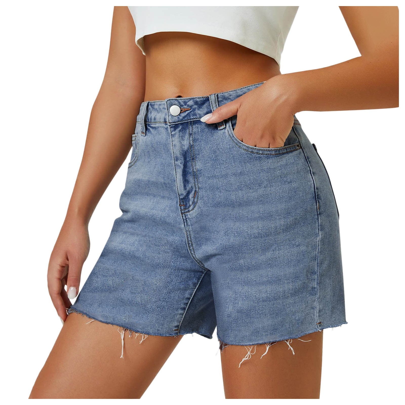 Long mom shorts sale