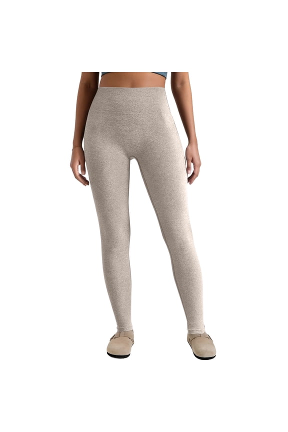 Womens High Waist Leggings Soft Comfy Cotton Spandex Yoga Lounge Gym Sports Athletic Pants