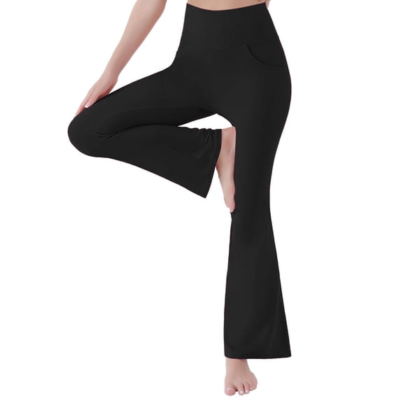 Womens High Waist Pant Soft Sport Yoga Leggings Workout Running Trousers